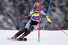 Michaela Kirchgasser in action during 1st run of ladies Slalom of the Bormio FIS Ski World Cup at the Stelvio Course in Bormio, Italy on 2014/01/05.
