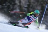 Felix Neureuther of Germany in action during 1st run of mens Slalom of the Bormio FIS Ski World Cup at the Stelvio Course in Bormio, Italy on 2014/01/06.
