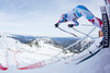 Marie Marchand-Arvier of France in action during ladies 1st downhill practice of the Altenmarkt Zauchnesee FIS Ski Alpine World Cup at the Kaelberloch course in Zauchensee, Austria on 2014/01/09.
