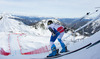 Lara Gut of Switzerland in action during ladies 1st downhill practice of the Altenmarkt Zauchnesee FIS Ski Alpine World Cup at the Kaelberloch course in Zauchensee, Austria on 2014/01/09.
