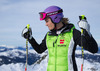 Maria Hoefl-Riesch of Germany during ladies 1st downhill practice of the Altenmarkt Zauchnesee FIS Ski Alpine World Cup at the Kaelberloch course in Zauchensee, Austria on 2014/01/09.
