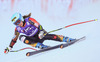 1st place Marie Michele Gagnon of Canada in action during the Slalom run of the ladies Super Combined of the Altenmarkt Zauchnesee FIS Ski Alpine World Cup at the Kaelberloch course in Zauchensee, Austria on 2014/01/12.
