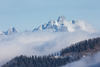 Fog during Super-G of the ladies Super Combined of the Altenmarkt Zauchnesee FIS Ski Alpine World Cup at the Kaelberloch course in Zauchensee, Austria on 2014/01/12.
