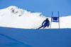Tina Maze of Slovenia in action during Super-G of the ladies Super Combined of the Altenmarkt Zauchnesee FIS Ski Alpine World Cup at the Kaelberloch course in Zauchensee, Austria on 2014/01/12.
