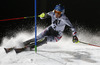 Marlies Schild of Austria skiing in first run of women night slalom race of Audi FIS Alpine skiing World cup in Flachau, Austria. Women night slalom race of Audi FIS Alpine skiing World cup 2013-2014 was held on Tuesday, 14th of January 2014 in Flachau, Austria.
