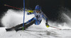 Frida Hansdotter of Sweden skiing in first run of women night slalom race of Audi FIS Alpine skiing World cup in Flachau, Austria. Women night slalom race of Audi FIS Alpine skiing World cup 2013-2014 was held on Tuesday, 14th of January 2014 in Flachau, Austria.
