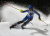 Frida Hansdotter of Sweden skiing in first run of women night slalom race of Audi FIS Alpine skiing World cup in Flachau, Austria. Women night slalom race of Audi FIS Alpine skiing World cup 2013-2014 was held on Tuesday, 14th of January 2014 in Flachau, Austria.
