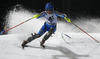 Maria Pietilae-Holmner of Sweden skiing in first run of women night slalom race of Audi FIS Alpine skiing World cup in Flachau, Austria. Women night slalom race of Audi FIS Alpine skiing World cup 2013-2014 was held on Tuesday, 14th of January 2014 in Flachau, Austria.
