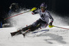 Michaela Kirchgasser of Austria skiing in first run of women night slalom race of Audi FIS Alpine skiing World cup in Flachau, Austria. Women night slalom race of Audi FIS Alpine skiing World cup 2013-2014 was held on Tuesday, 14th of January 2014 in Flachau, Austria.
