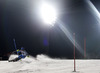 Maria Pietilae-Holmner of Sweden skiing in first run of women night slalom race of Audi FIS Alpine skiing World cup in Flachau, Austria. Women night slalom race of Audi FIS Alpine skiing World cup 2013-2014 was held on Tuesday, 14th of January 2014 in Flachau, Austria.

