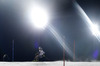 Tanja Poutiainen of Finland skiing in first run of women night slalom race of Audi FIS Alpine skiing World cup in Flachau, Austria. Women night slalom race of Audi FIS Alpine skiing World cup 2013-2014 was held on Tuesday, 14th of January 2014 in Flachau, Austria.
