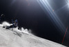 Irene Curtoni of Italy skiing in first run of women night slalom race of Audi FIS Alpine skiing World cup in Flachau, Austria. Women night slalom race of Audi FIS Alpine skiing World cup 2013-2014 was held on Tuesday, 14th of January 2014 in Flachau, Austria.
