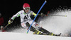 Veronika Staber of Germany skiing in first run of women night slalom race of Audi FIS Alpine skiing World cup in Flachau, Austria. Women night slalom race of Audi FIS Alpine skiing World cup 2013-2014 was held on Tuesday, 14th of January 2014 in Flachau, Austria.
