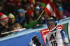 Nina Loeseth of Norway reacts in finish of the second run of women night slalom race of Audi FIS Alpine skiing World cup in Flachau, Austria. Women night slalom race of Audi FIS Alpine skiing World cup 2013-2014 was held on Tuesday, 14th of January 2014 in Flachau, Austria.

