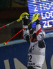 Fifth placed Michaela Kirchgasser of Austria reacts in finish of the second run of women night slalom race of Audi FIS Alpine skiing World cup in Flachau, Austria. Women night slalom race of Audi FIS Alpine skiing World cup 2013-2014 was held on Tuesday, 14th of January 2014 in Flachau, Austria.
