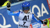 Third placed Maria Pietilae-Holmner of Sweden reacts in finish of the second run of women night slalom race of Audi FIS Alpine skiing World cup in Flachau, Austria. Women night slalom race of Audi FIS Alpine skiing World cup 2013-2014 was held on Tuesday, 14th of January 2014 in Flachau, Austria.
