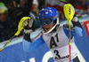 Second placed Frida Hansdotter of Sweden reacts in finish of the second run of women night slalom race of Audi FIS Alpine skiing World cup in Flachau, Austria. Women night slalom race of Audi FIS Alpine skiing World cup 2013-2014 was held on Tuesday, 14th of January 2014 in Flachau, Austria.
