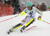 Felix Neureuther of Germany skiing in first run of men slalom race of Audi FIS Alpine skiing World cup in Kitzbuehel, Austria. Men slalom race of Audi FIS Alpine skiing World cup 2013-2014 was held on Friday, 24th of January 2014 in Kitzbuehel, Austria.
