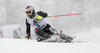 Manfred Moelgg of Italy skiing in first run of men slalom race of Audi FIS Alpine skiing World cup in Kitzbuehel, Austria. Men slalom race of Audi FIS Alpine skiing World cup 2013-2014 was held on Friday, 24th of January 2014 in Kitzbuehel, Austria.
