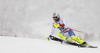 Markus Vogel of Switzerland skiing in first run of men slalom race of Audi FIS Alpine skiing World cup in Kitzbuehel, Austria. Men slalom race of Audi FIS Alpine skiing World cup 2013-2014 was held on Friday, 24th of January 2014 in Kitzbuehel, Austria.
