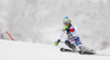 Luca Aerni of Switzerland skiing in first run of men slalom race of Audi FIS Alpine skiing World cup in Kitzbuehel, Austria. Men slalom race of Audi FIS Alpine skiing World cup 2013-2014 was held on Friday, 24th of January 2014 in Kitzbuehel, Austria.
