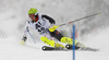 David Ryding of Great Britain skiing in first run of men slalom race of Audi FIS Alpine skiing World cup in Kitzbuehel, Austria. Men slalom race of Audi FIS Alpine skiing World cup 2013-2014 was held on Friday, 24th of January 2014 in Kitzbuehel, Austria.
