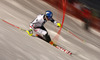 Benjamin Raich of Austria skiing in second run of men slalom race of Audi FIS Alpine skiing World cup in Kitzbuehel, Austria. Men slalom race of Audi FIS Alpine skiing World cup 2013-2014 was held on Friday, 24th of January 2014 in Kitzbuehel, Austria.
