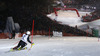 Third placed Patrick Thaler of Italy skiing in second run of men slalom race of Audi FIS Alpine skiing World cup in Kitzbuehel, Austria. Men slalom race of Audi FIS Alpine skiing World cup 2013-2014 was held on Friday, 24th of January 2014 in Kitzbuehel, Austria.
