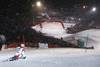 Fifth placed Luca Aerni of Switzerland skiing in second run of men slalom race of Audi FIS Alpine skiing World cup in Kitzbuehel, Austria. Men slalom race of Audi FIS Alpine skiing World cup 2013-2014 was held on Friday, 24th of January 2014 in Kitzbuehel, Austria.
