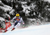 Eight placed Max Franz of Austria skiing in men downhill race of Audi FIS Alpine skiing World cup in Kitzbuehel, Austria. Men downhill race of Audi FIS Alpine skiing World cup 2013-2014 was held on Saturday, 25th of January 2014 on Streif course in Kitzbuehel, Austria.
