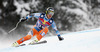 Ninth placed Kjetil Jansrud of Norway skiing in men downhill race of Audi FIS Alpine skiing World cup in Kitzbuehel, Austria. Men downhill race of Audi FIS Alpine skiing World cup 2013-2014 was held on Saturday, 25th of January 2014 on Streif course in Kitzbuehel, Austria.
