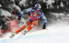 Second placed Aksel Lund Svindal of Norway skiing in men downhill race of Audi FIS Alpine skiing World cup in Kitzbuehel, Austria. Men downhill race of Audi FIS Alpine skiing World cup 2013-2014 was held on Saturday, 25th of January 2014 on Streif course in Kitzbuehel, Austria.
