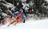 Second placed Aksel Lund Svindal of Norway skiing in men downhill race of Audi FIS Alpine skiing World cup in Kitzbuehel, Austria. Men downhill race of Audi FIS Alpine skiing World cup 2013-2014 was held on Saturday, 25th of January 2014 on Streif course in Kitzbuehel, Austria.
