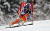 Second placed Aksel Lund Svindal of Norway skiing in men downhill race of Audi FIS Alpine skiing World cup in Kitzbuehel, Austria. Men downhill race of Audi FIS Alpine skiing World cup 2013-2014 was held on Saturday, 25th of January 2014 on Streif course in Kitzbuehel, Austria.
