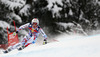 Fourth placed Adrien Theaux of France skiing in men downhill race of Audi FIS Alpine skiing World cup in Kitzbuehel, Austria. Men downhill race of Audi FIS Alpine skiing World cup 2013-2014 was held on Saturday, 25th of January 2014 on Streif course in Kitzbuehel, Austria.
