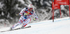 Fourth placed Adrien Theaux of France skiing in men downhill race of Audi FIS Alpine skiing World cup in Kitzbuehel, Austria. Men downhill race of Audi FIS Alpine skiing World cup 2013-2014 was held on Saturday, 25th of January 2014 on Streif course in Kitzbuehel, Austria.
