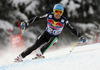 Fifth placed Christof Innerhofer of Italy skiing in men downhill race of Audi FIS Alpine skiing World cup in Kitzbuehel, Austria. Men downhill race of Audi FIS Alpine skiing World cup 2013-2014 was held on Saturday, 25th of January 2014 on Streif course in Kitzbuehel, Austria.
