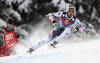Winner Hannes Reichelt of Austria skiing in men downhill race of Audi FIS Alpine skiing World cup in Kitzbuehel, Austria. Men downhill race of Audi FIS Alpine skiing World cup 2013-2014 was held on Saturday, 25th of January 2014 on Streif course in Kitzbuehel, Austria.
