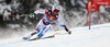 Tenth placed Didier Defago of Switzerland skiing in men downhill race of Audi FIS Alpine skiing World cup in Kitzbuehel, Austria. Men downhill race of Audi FIS Alpine skiing World cup 2013-2014 was held on Saturday, 25th of January 2014 on Streif course in Kitzbuehel, Austria.
