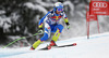 Rok Perko of Slovenia skiing in men downhill race of Audi FIS Alpine skiing World cup in Kitzbuehel, Austria. Men downhill race of Audi FIS Alpine skiing World cup 2013-2014 was held on Saturday, 25th of January 2014 on Streif course in Kitzbuehel, Austria.

