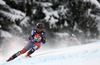 Seventh placed Travis Ganong of USA skiing in men downhill race of Audi FIS Alpine skiing World cup in Kitzbuehel, Austria. Men downhill race of Audi FIS Alpine skiing World cup 2013-2014 was held on Saturday, 25th of January 2014 on Streif course in Kitzbuehel, Austria.
