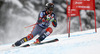 Seventh placed Travis Ganong of USA skiing in men downhill race of Audi FIS Alpine skiing World cup in Kitzbuehel, Austria. Men downhill race of Audi FIS Alpine skiing World cup 2013-2014 was held on Saturday, 25th of January 2014 on Streif course in Kitzbuehel, Austria.

