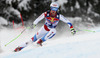 Sixth placed Carlo Janka of Switzerland skiing in men downhill race of Audi FIS Alpine skiing World cup in Kitzbuehel, Austria. Men downhill race of Audi FIS Alpine skiing World cup 2013-2014 was held on Saturday, 25th of January 2014 on Streif course in Kitzbuehel, Austria.
