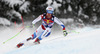 Sixth placed Carlo Janka of Switzerland skiing in men downhill race of Audi FIS Alpine skiing World cup in Kitzbuehel, Austria. Men downhill race of Audi FIS Alpine skiing World cup 2013-2014 was held on Saturday, 25th of January 2014 on Streif course in Kitzbuehel, Austria.
