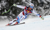 Sixth placed Carlo Janka of Switzerland skiing in men downhill race of Audi FIS Alpine skiing World cup in Kitzbuehel, Austria. Men downhill race of Audi FIS Alpine skiing World cup 2013-2014 was held on Saturday, 25th of January 2014 on Streif course in Kitzbuehel, Austria.
