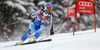 Hans Olsson of Sweden skiing in men downhill race of Audi FIS Alpine skiing World cup in Kitzbuehel, Austria. Men downhill race of Audi FIS Alpine skiing World cup 2013-2014 was held on Saturday, 25th of January 2014 on Streif course in Kitzbuehel, Austria.
