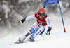 Patrick Kueng of Switzerland skiing in men super-g race of Audi FIS Alpine skiing World cup in Kitzbuehel, Austria. Men super-g race of Audi FIS Alpine skiing World cup 2013-2014 was held on Sunday, 26th of January 2014 on Streifalm course in Kitzbuehel, Austria.
