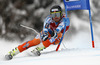 Kjetil Jansrud of Norway skiing in men super-g race of Audi FIS Alpine skiing World cup in Kitzbuehel, Austria. Men super-g race of Audi FIS Alpine skiing World cup 2013-2014 was held on Sunday, 26th of January 2014 on Streifalm course in Kitzbuehel, Austria.
