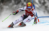 Marcel Hirscher of Austria skiing in men super-g race of Audi FIS Alpine skiing World cup in Kitzbuehel, Austria. Men super-g race of Audi FIS Alpine skiing World cup 2013-2014 was held on Sunday, 26th of January 2014 on Streifalm course in Kitzbuehel, Austria.
