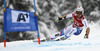 Sandro Viletta of Switzerland skiing in men super-g race of Audi FIS Alpine skiing World cup in Kitzbuehel, Austria. Men super-g race of Audi FIS Alpine skiing World cup 2013-2014 was held on Sunday, 26th of January 2014 on Streifalm course in Kitzbuehel, Austria.
